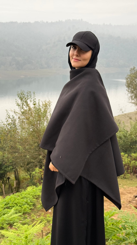 پانچو فوتر جایگزین پالتو برای محجبه ها